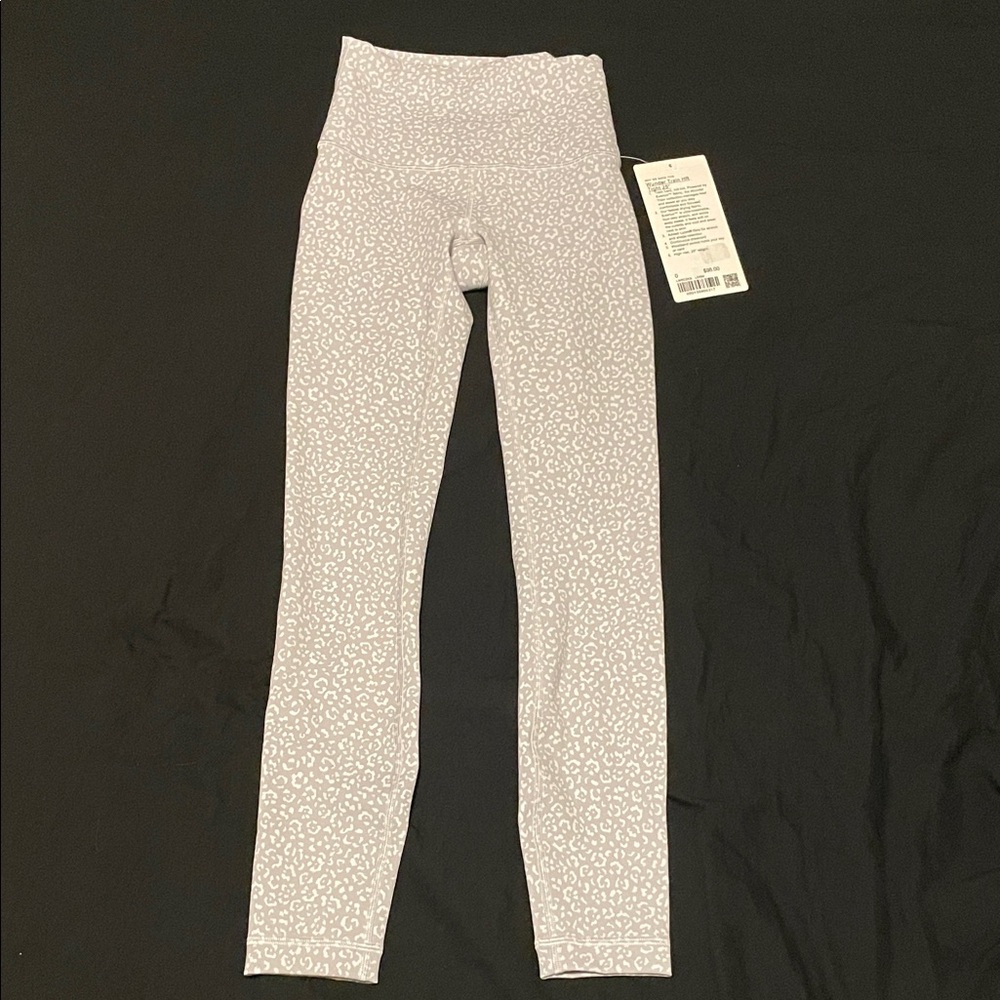 Cheetah print wunder train 25” leggings